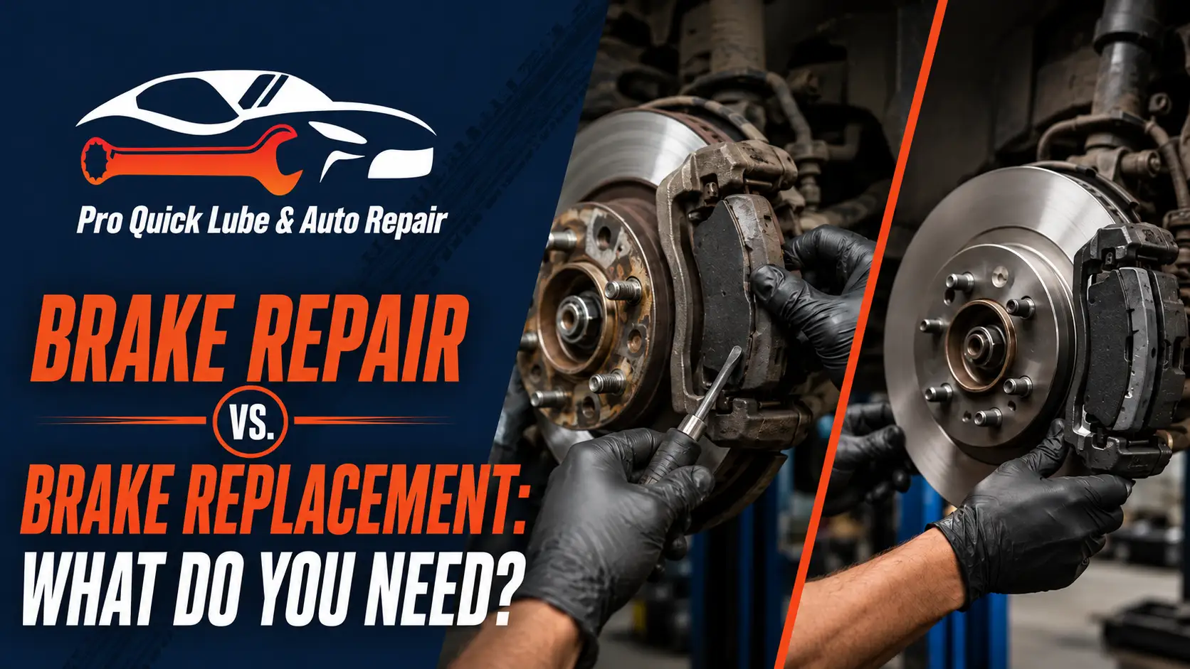 Brake Repair vs. Brake Replacement