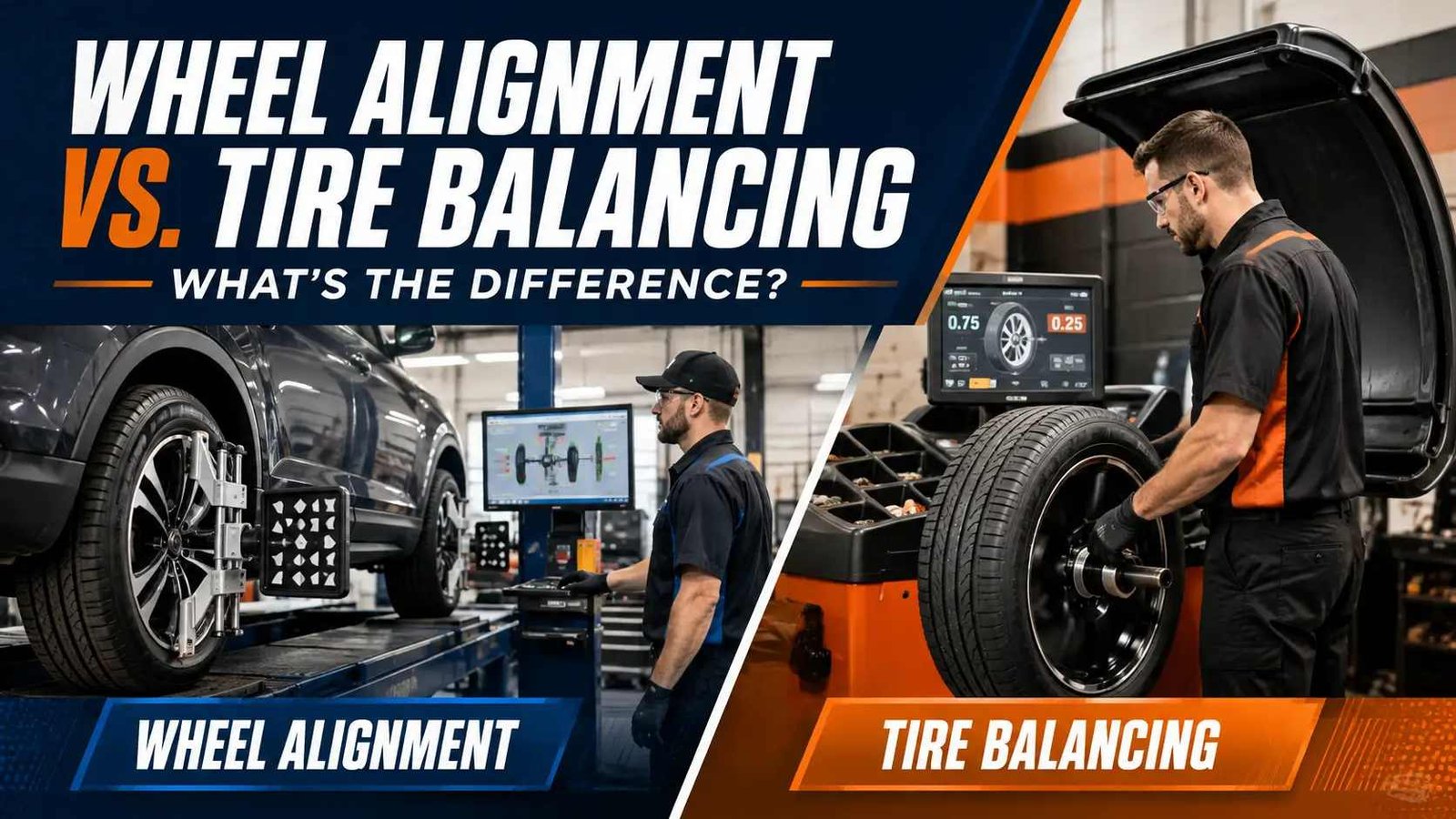 Wheel Alignment vs Tire Balancing