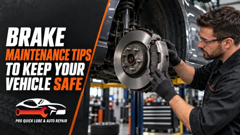 Brake Maintenance Tips to Keep Your Vehicle Safe